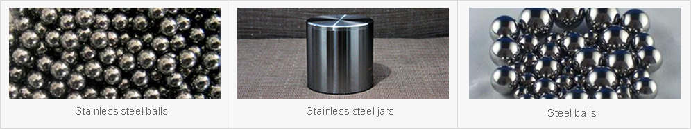 Stainless steel mill jar can be matched with stainless steel balls and steel balls 